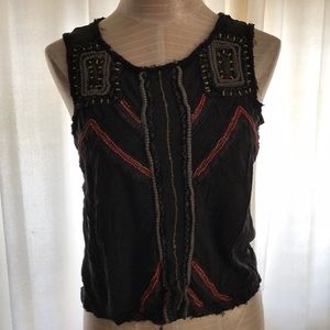 Beaded tank top